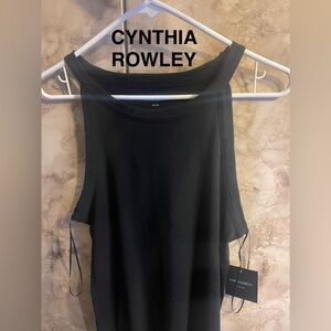 Cynthia Rowley Shirt Black XL NWT
